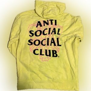 AntiSocialSocialClub Neon Green Car Underwater Hoodie